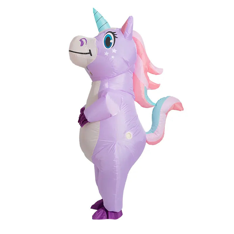 Strahlendes Pink: Dein Aufblasbares Einhorn