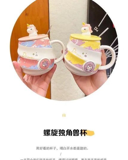 Deine süße Einhorn Tasse mit Löffel!