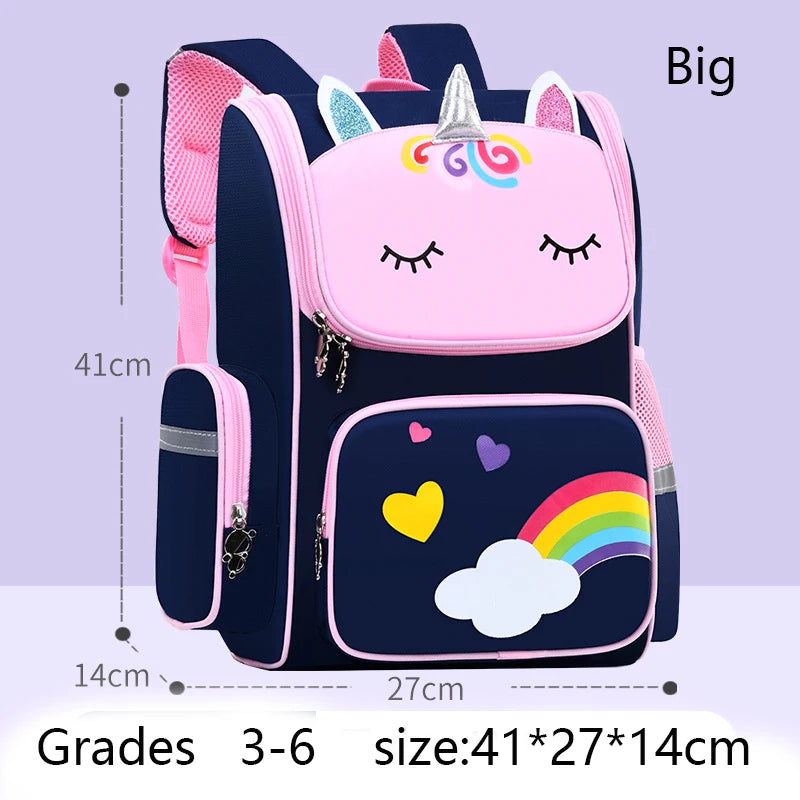 Dein navyfarbener Einhorn Rucksack – einfach