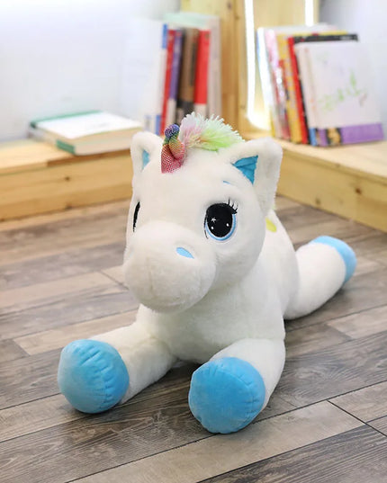 Dein riesiges Regenbogen Einhorn Kissen!