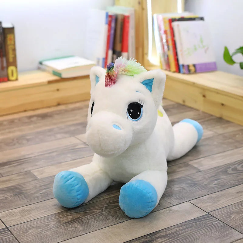 Dein riesiges Regenbogen Einhorn Kissen!