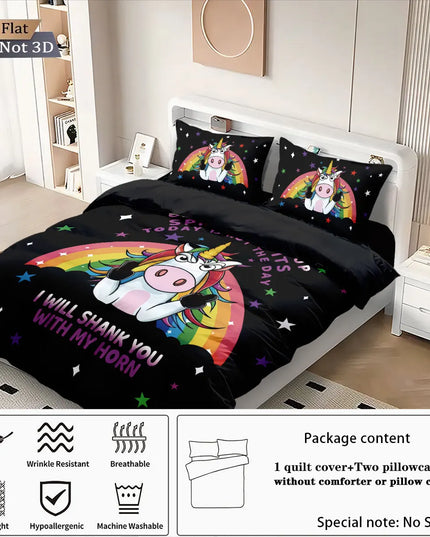Deine Traumhafte Bunte Einhorn Bettwäsche
