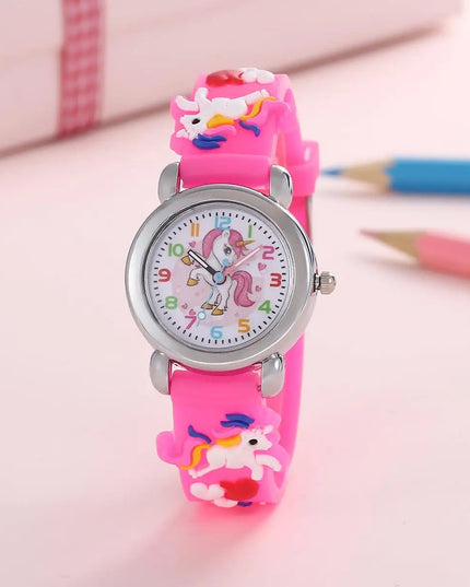 Deine stylische Einhorn Uhr in bunten Farben