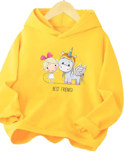 Kuscheliger Einhorn Hoodie in Schwarz!