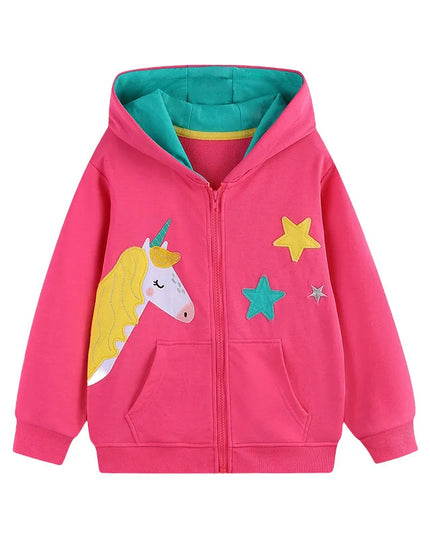 Deine magische Einhorn Jacke mit Mond-Motiv!