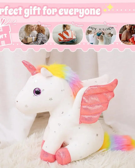 Dein süßes Einhorn Kissen mit Sternen und