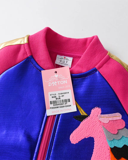 Deine glitzernde Einhorn Jacke für Herbst &