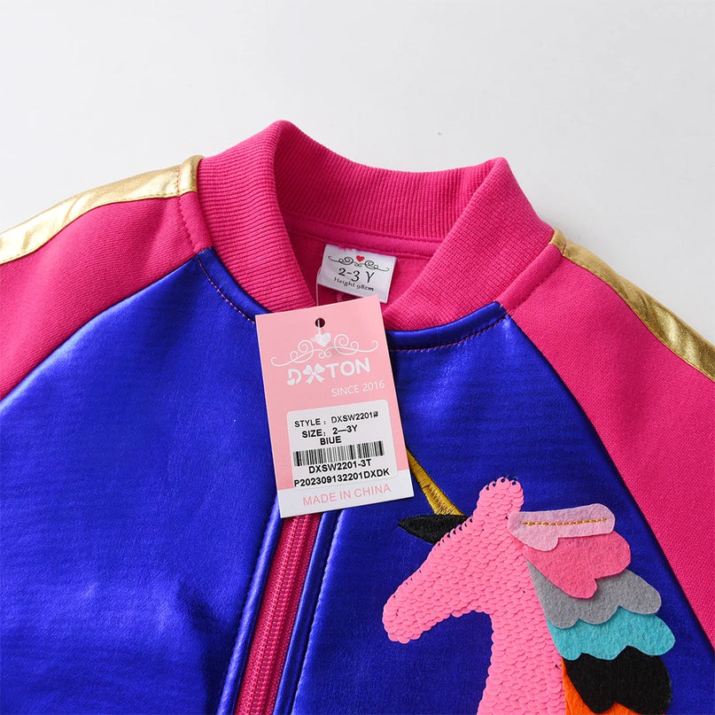 Deine glitzernde Einhorn Jacke für Herbst &