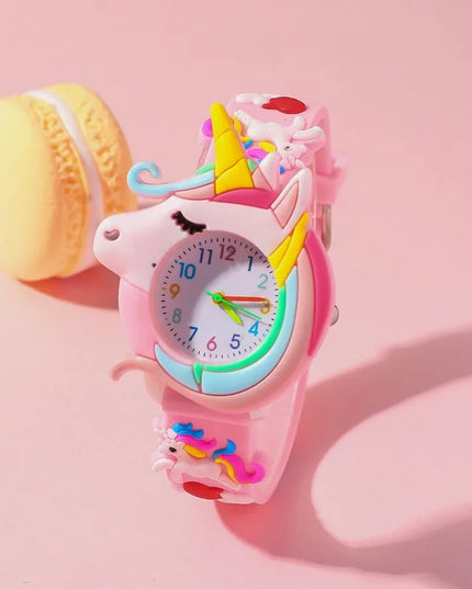 Deine 3D Einhorn Uhr für coole Kids