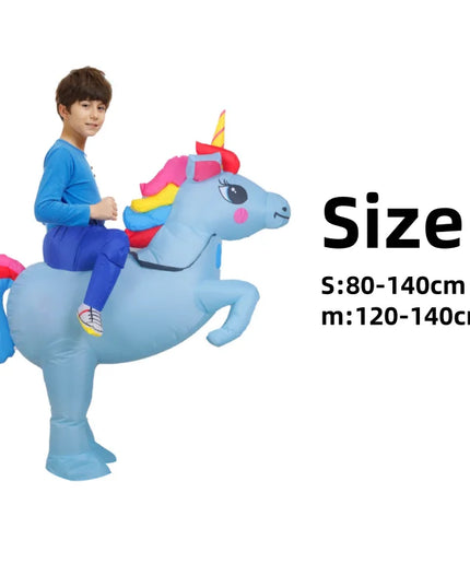 Zauberhaftes Aufblasbares Einhorn Set!
