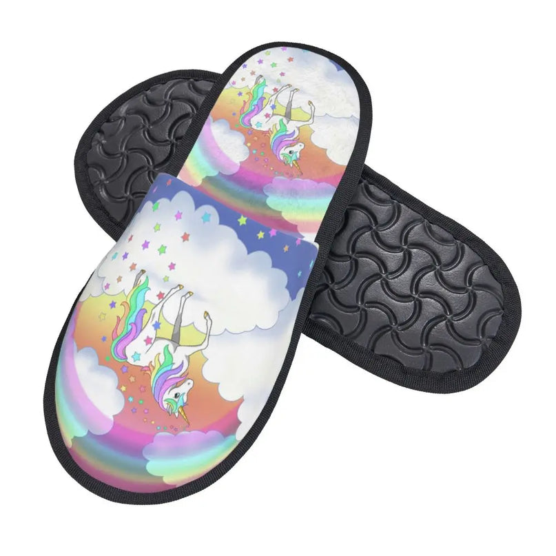 Fantasievolle Einhorn Hausschuhe für dich!