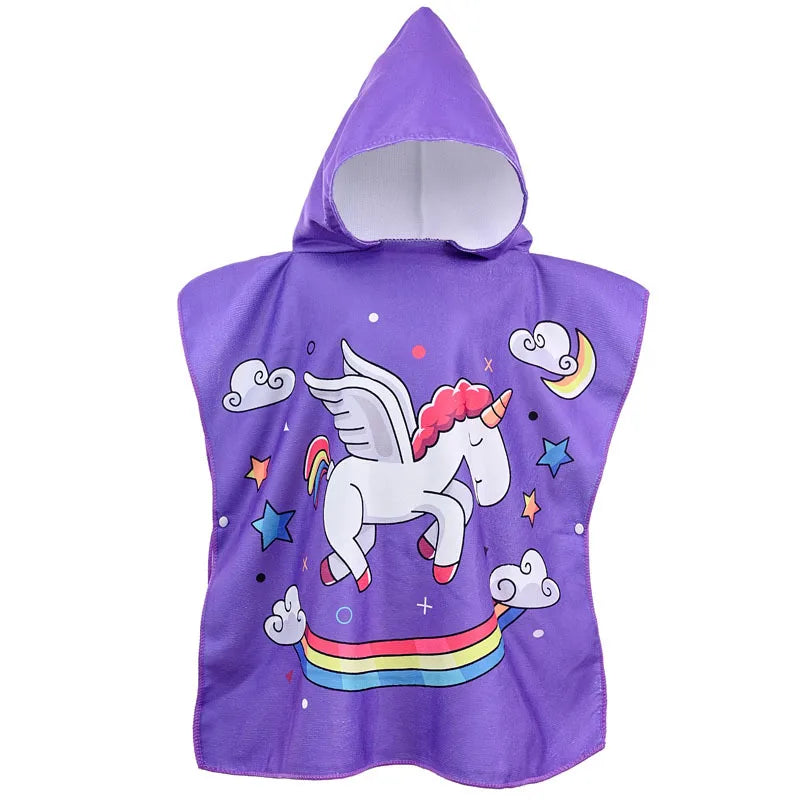 Dein kuscheliges Einhorn Handtuch mit Kapuze!