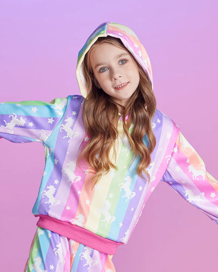 Dein bunter Einhorn Hoodie für strahlende