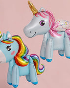 2pcs blue set / 3D / Unicorn