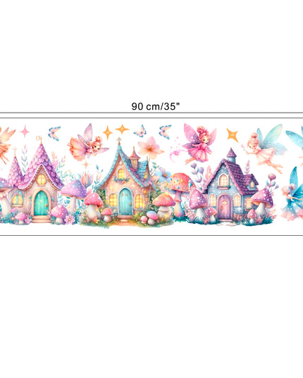 Dein Einhorn Regenbogen Wandtattoo –