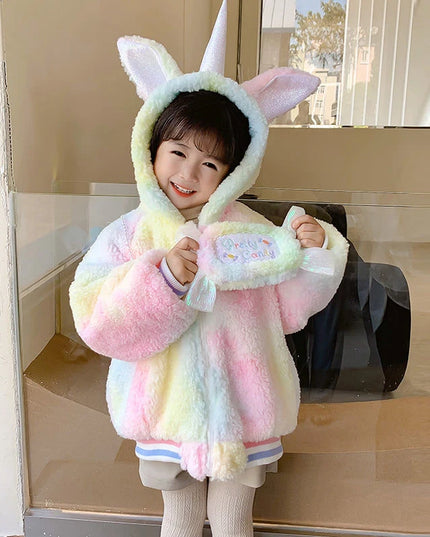 Deine zauberhafte Einhorn Jacke mit Tasche!