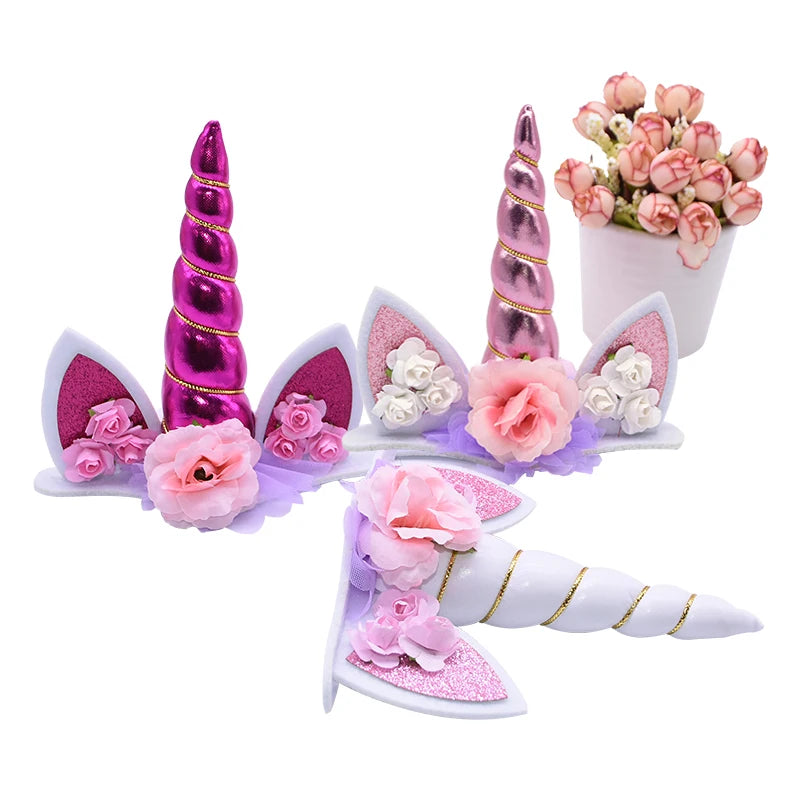 Glamouröser Einhorn Backform Topper
