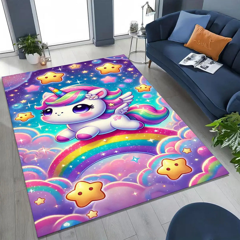 Dein Einhorn Sessel Regenbogen-Mädchen