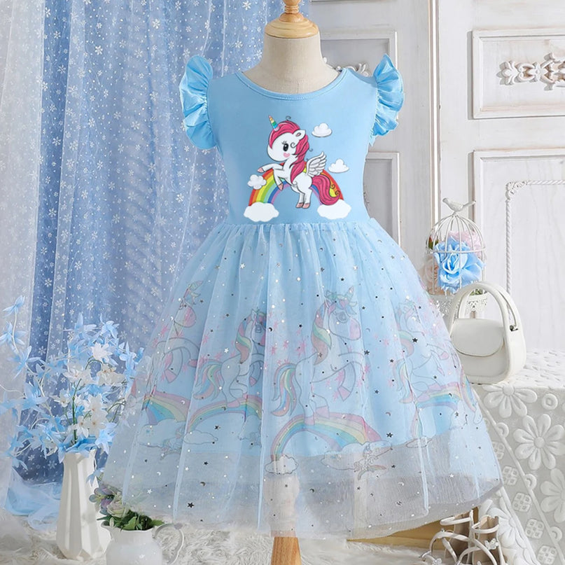 Dein fröhliches Einhorn Kleid im