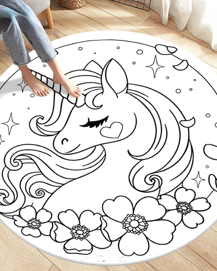 Dein glitzernder Einhorn Teppich für Träumer!
