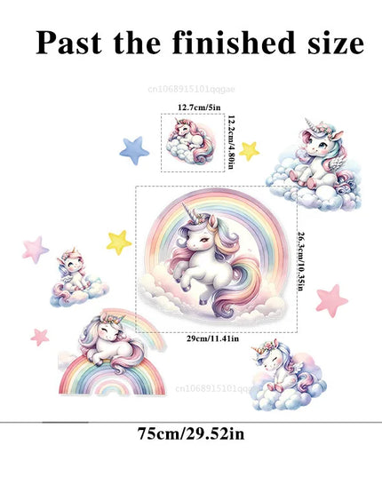 Dein zauberhaftes Einhorn Wandtattoo fürs