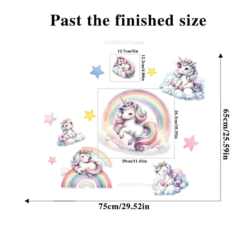 Dein zauberhaftes Einhorn Wandtattoo fürs