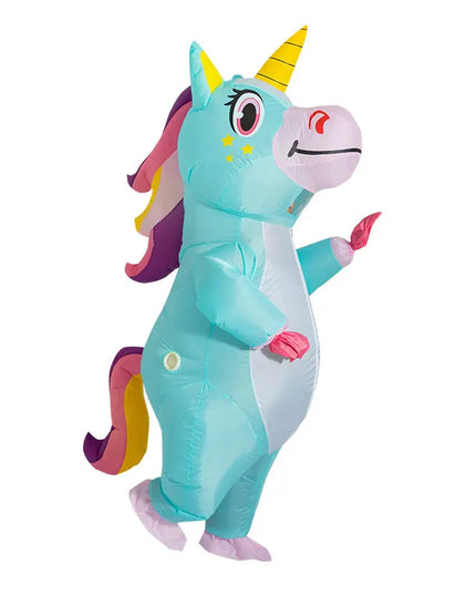 Strahlendes Pink: Dein Aufblasbares Einhorn