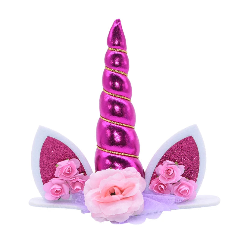 Glamouröser Einhorn Backform Topper