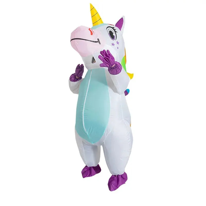 Lila Magie: Dein Aufblasbares Einhorn