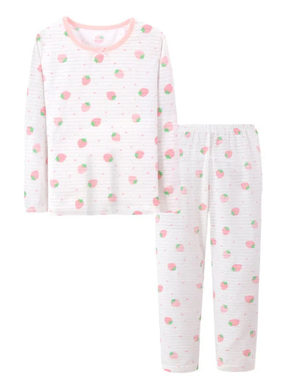 Der zuckersüße Einhorn Pyjama mit Erdbeeren