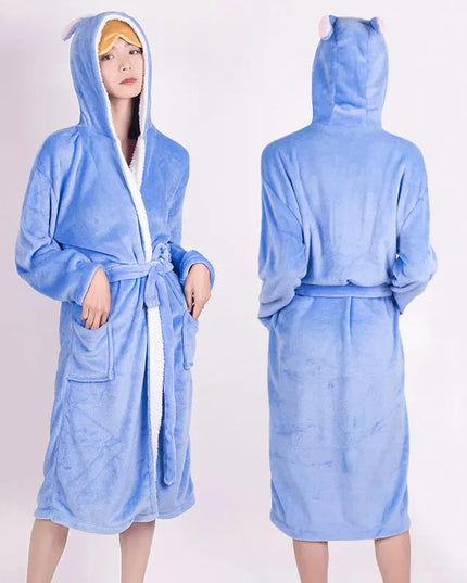 Warmer Einhorn Pyjama für kuschelige
