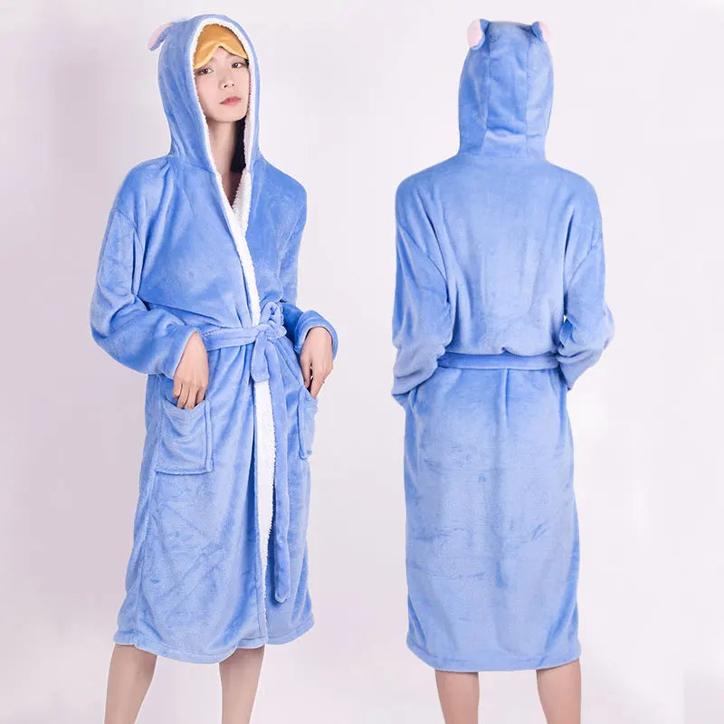 Warmer Einhorn Pyjama für kuschelige