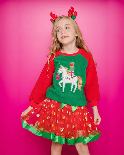 Kuscheliger Einhorn Pullover für kleine