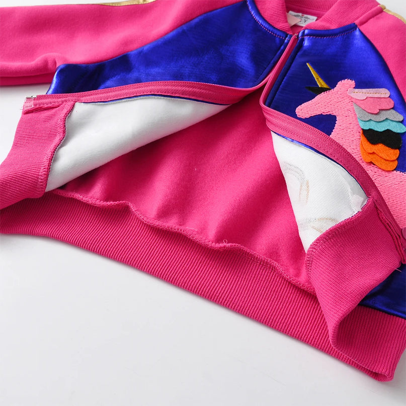 Deine glitzernde Einhorn Jacke für Herbst &
