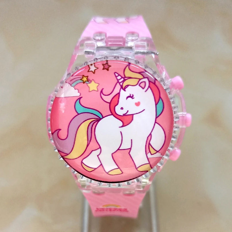 Deine leuchtende Einhorn Uhr mit Musik
