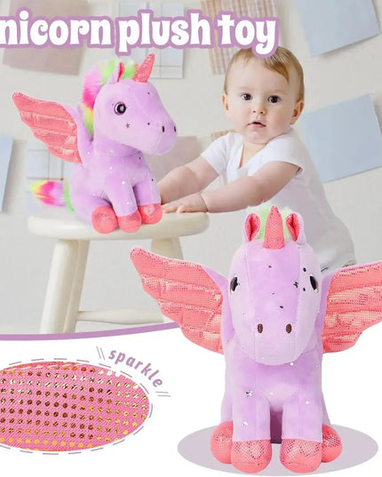 Dein süßes Einhorn Kissen mit Sternen und