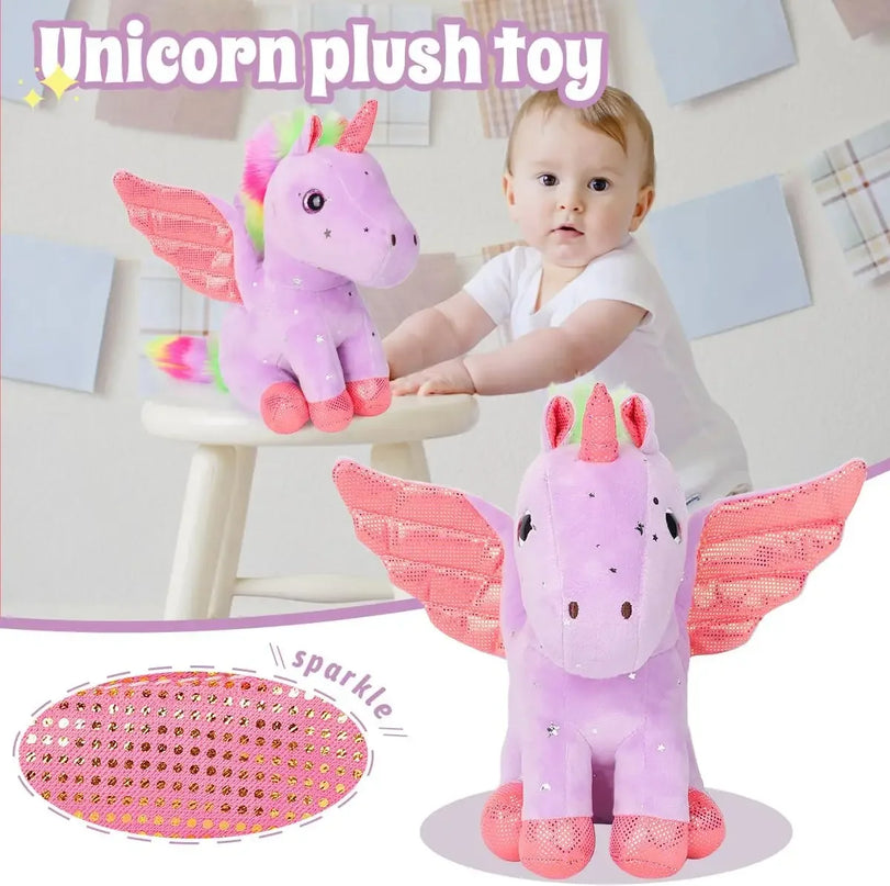 Dein süßes Einhorn Kissen mit Sternen und