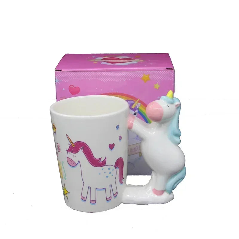 Deine Einhorn Tasse mit Tiergriff!