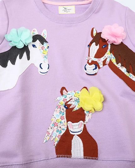Dein Einhorn Pullover mit süßer Stickerei!