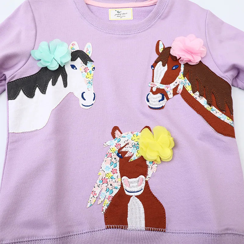 Dein Einhorn Pullover mit süßer Stickerei!
