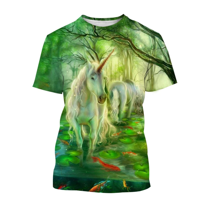 Dein farbenfrohes Einhorn Kleid mit 3D-Power!