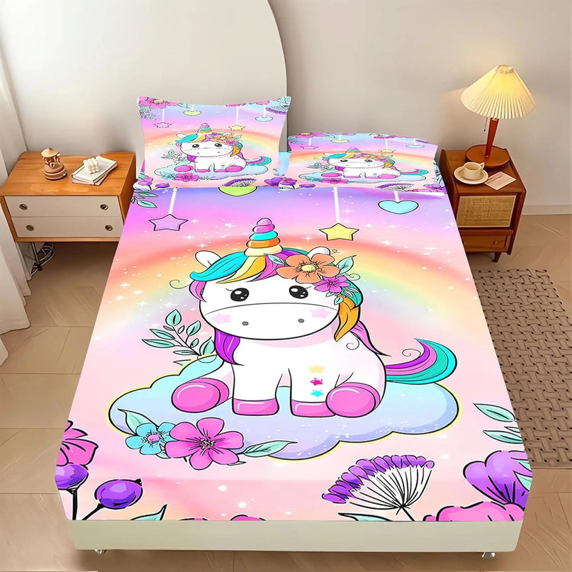 Dein süßes Einhorn Bettlaken für Kids &