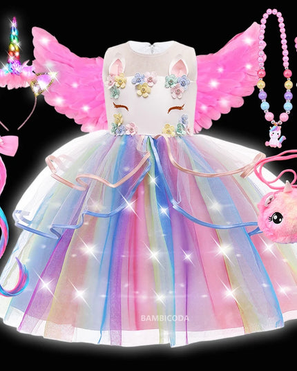 Dein strahlendes Einhorn Nachtlicht Kleid!