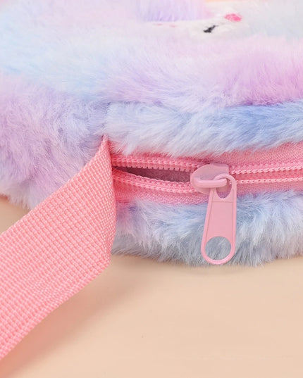 Deine kuschelige Einhorn Plüsch-Tasche