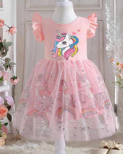 Dein fröhliches Einhorn Kleid im