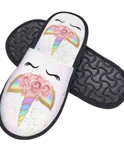 Deine flauschigen Einhorn Hausschuhe!