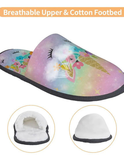 Deine kuscheligen Einhorn Hausschuhe!