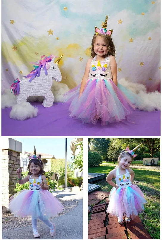 Dein bezauberndes Riesen Einhorn Tutu Kleid!