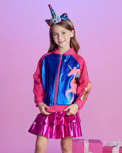 Deine glitzernde Einhorn Jacke für Herbst &