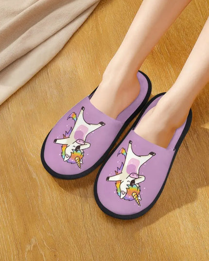 Warme Einhorn Hausschuhe für dich!